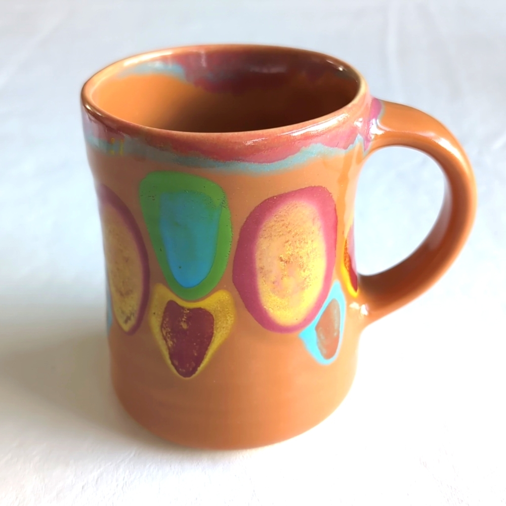 Alex Marshall Studios Unique Saturn Orange Mug